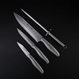 Knife Set Pack Of 4 - Silver, Knives & Cutting Board, Chase Value, Chase Value