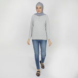Eminent Women's Full Sleeves T-Shirt - Grey, Women T-Shirts & Tops, Eminent, Chase Value