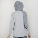 Eminent Women's Full Sleeves T-Shirt - Ash Grey, Women T-Shirts & Tops, Eminent, Chase Value