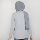 Eminent Women's Full Sleeves T-Shirt - Ash Grey, Women T-Shirts & Tops, Eminent, Chase Value
