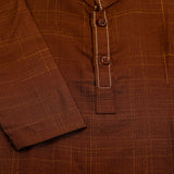 Newborn Fancy Shalwar Suit - Brown, Newborn Boys Shalwar Suits, Chase Value, Chase Value