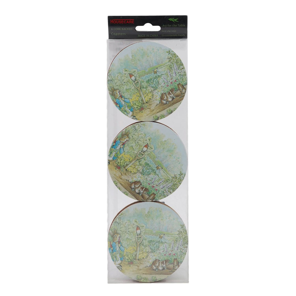 Round Coasters for Drinks Absorbent 6Pcs, Thermos & Mug, Chase Value, Chase Value