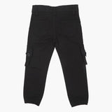 Girls Cargo Cotton Pant - Black, Girls Pants & Capri, Chase Value, Chase Value