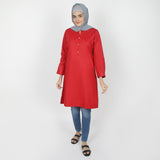 Women's Stitched Kurti - Red, Women Ready Kurtis, Chase Value, Chase Value