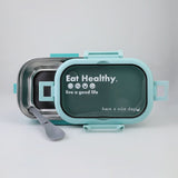 Stainless Steel Lunch Box - Cyan, Tiffin Boxes & Bottles, Chase Value, Chase Value