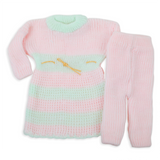Newborn Girls Woolen Suits - Baby Pink, Newborn Girls Sets & Suits, Chase Value, Chase Value