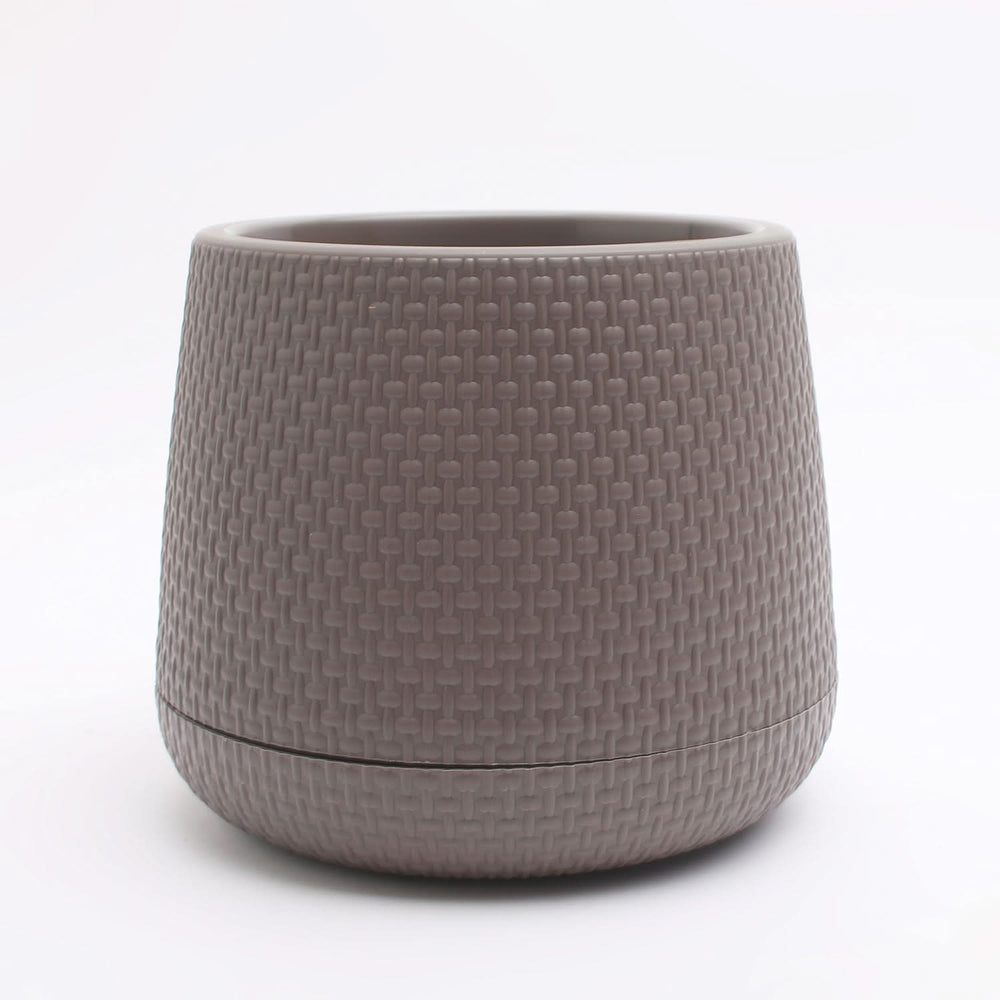 Vase Lightweight Flower Design Decorative Indoor & Outdoor - Grey, Decoration, Chase Value, Chase Value