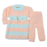Newborn Girls Woolen Suits - Peach, Newborn Girls Sets & Suits, Chase Value, Chase Value