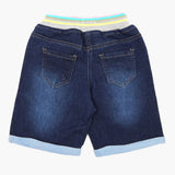 Girls Denim Short - Dark Blue, Girls Shorts Skirts, Chase Value, Chase Value