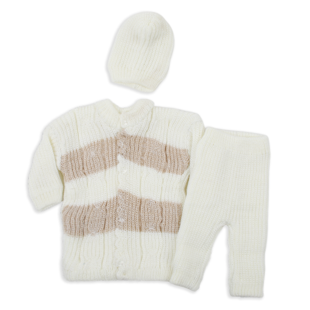 Newborn Girls Woolen Suits - Fawn, Newborn Girls Sets & Suits, Chase Value, Chase Value