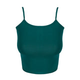 Girls Seamless Camisole - Dark Green, Girls Shameez Camisole & Biddies, Chase Value, Chase Value