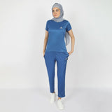 Women's Half Sleeves Track Suit - Blue, Women Two Piece Outfit, Chase Value, Chase Value