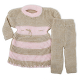 Newborn Girls Woolen Suits - Brown, Newborn Girls Sets & Suits, Chase Value, Chase Value