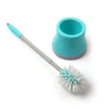 Zidello Toilet Brush With Caddy - Sky Blue, Home Cleaning Supplies, Chase Value, Chase Value
