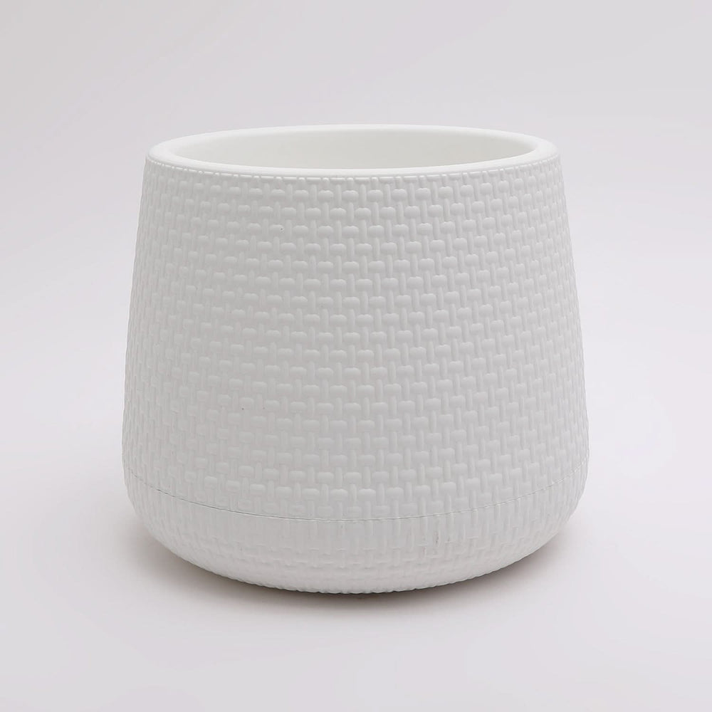 Vase Lightweight Flower Design Decorative Indoor & Outdoor - White, Decoration, Chase Value, Chase Value
