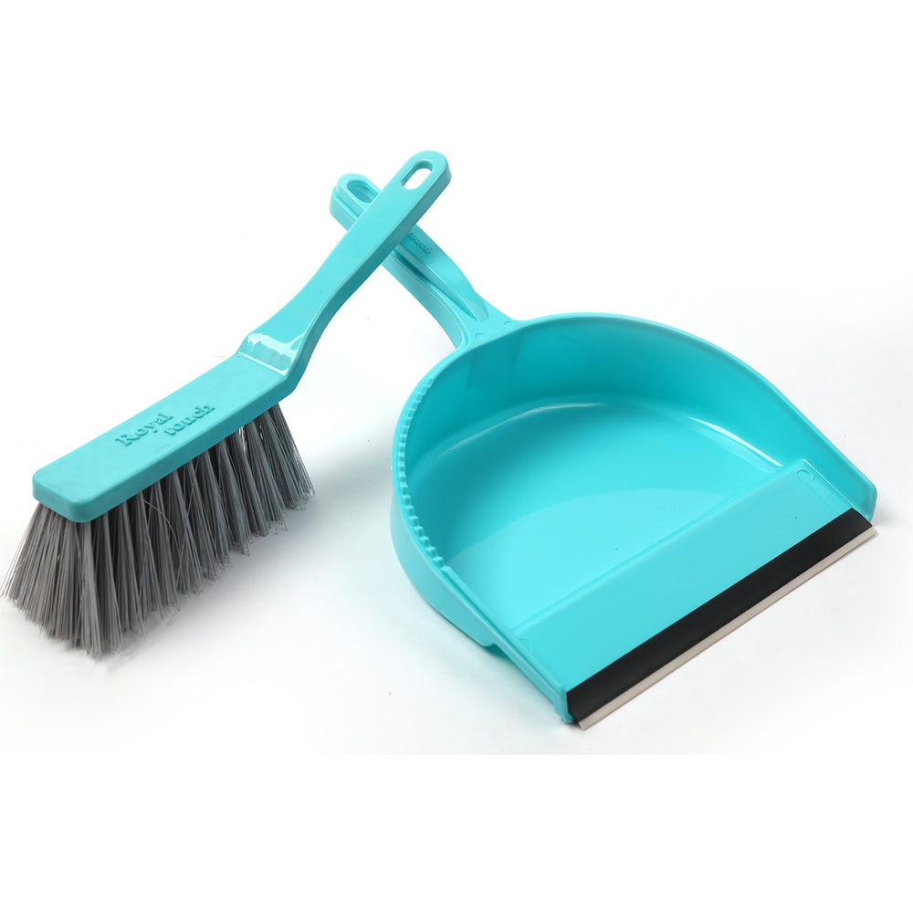 Zidello Dustpan With Brush - Sky Blue, Home Cleaning Supplies, Chase Value, Chase Value