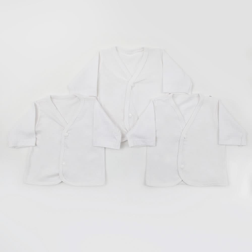 Newborn Full Sleeves Vest - White, Kids Other Accessories, Chase Value, Chase Value