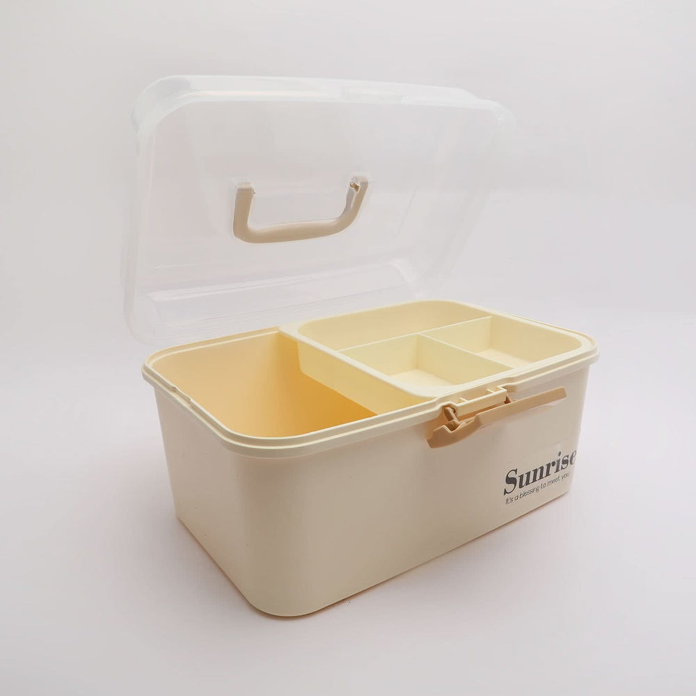 Sunrise Medicine Box - Cream, Storage Boxes, Chase Value, Chase Value