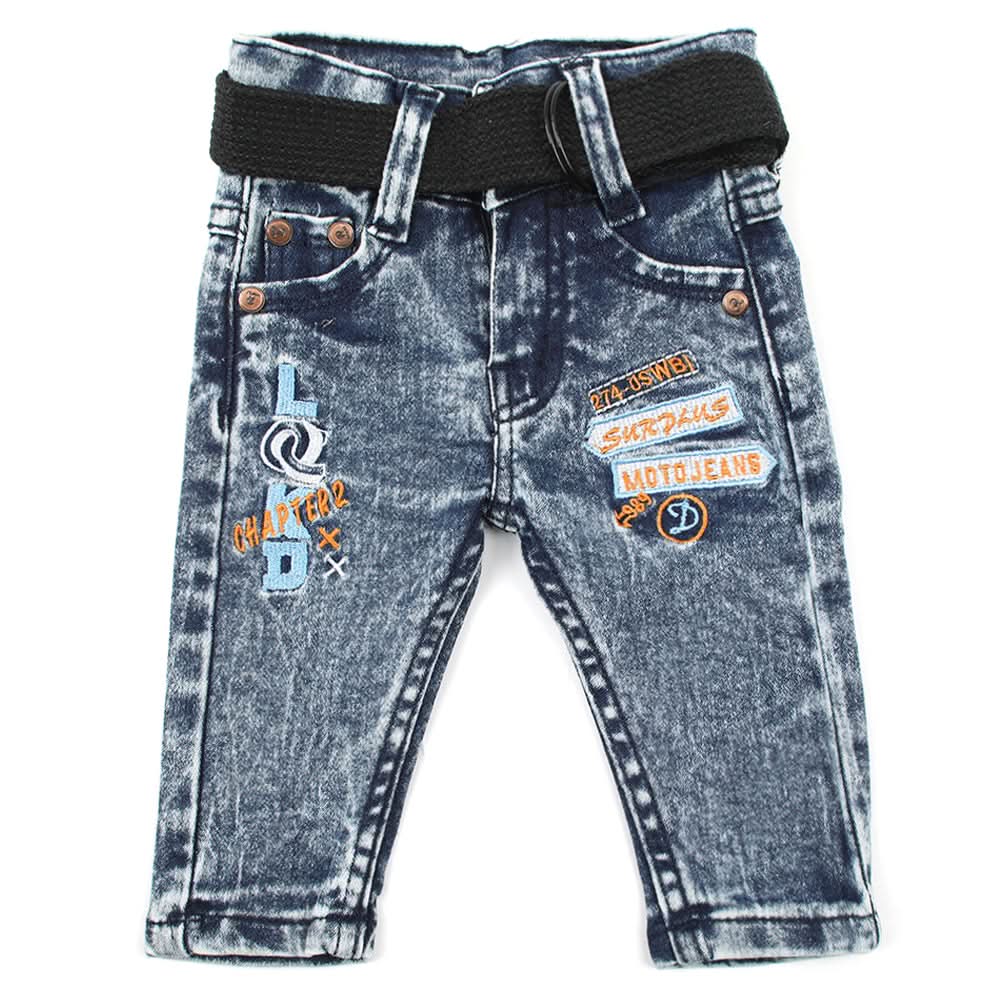 Newborn Boys Denim Pant - Blue, Newborn Boys Shorts & Pants, Chase Value, Chase Value