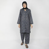 Women's Printed Co-Ord Set - Grey, Women Co-Ord Set, Chase Value, Chase Value