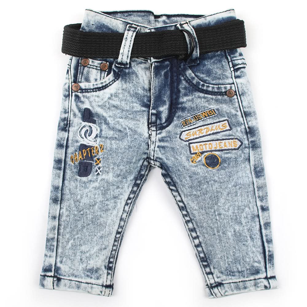 Newborn Boys Denim Pant - Light Blue, Newborn Boys Shorts & Pants, Chase Value, Chase Value