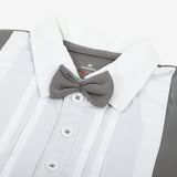 Eminent Newborn Boys Half Sleeves Romper - Grey, Newborn Boys Rompers, Eminent, Chase Value