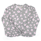 Girls Knitted Top - Grey, Girls Tops, Chase Value, Chase Value