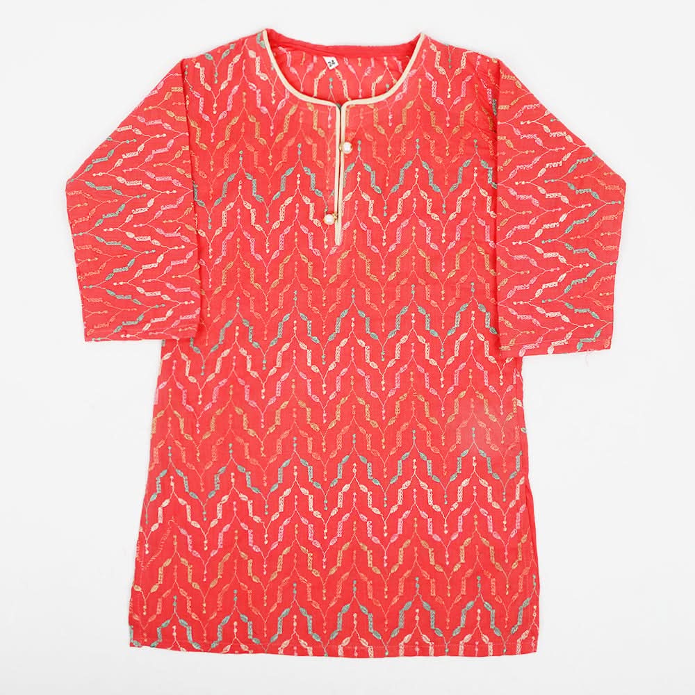 Girls Kurti Fancy - Pink, Girls Kurti, Chase Value, Chase Value