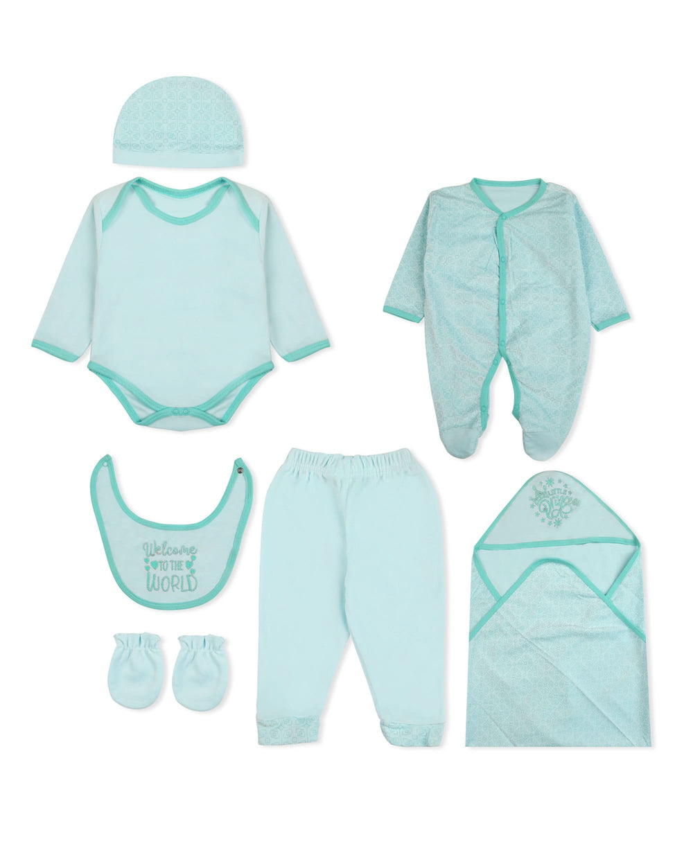 Newborn 7 Pcs Gift Set, Newborn Gift Set, Chase Value, Chase Value