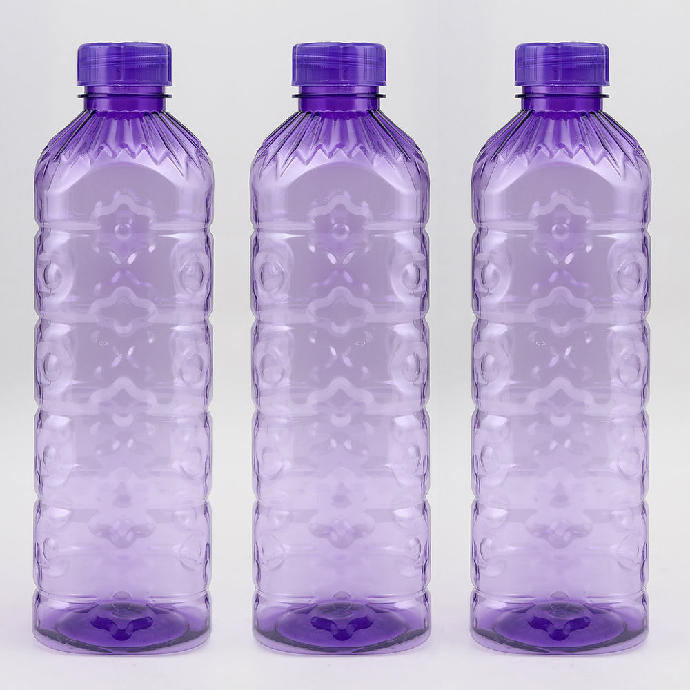 Flower Bottle Pack Of 3, Water Bottle, Chase Value, Chase Value