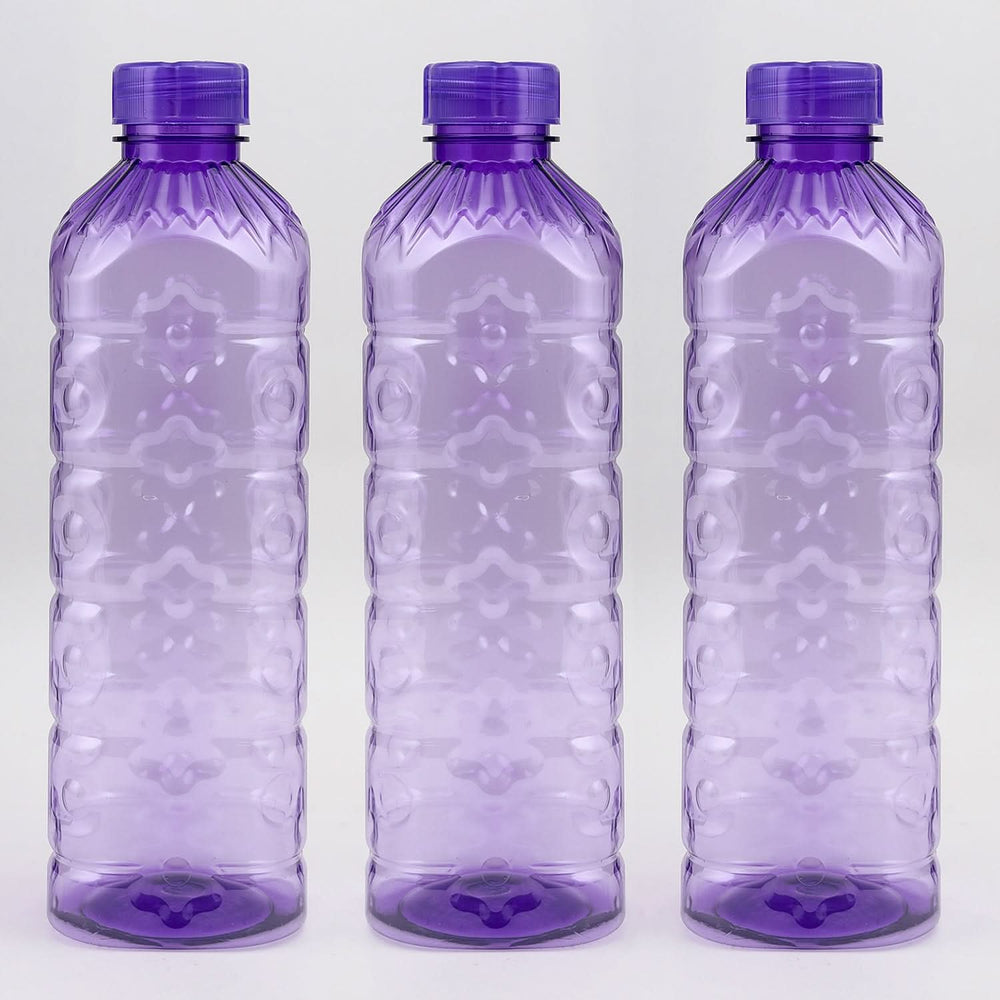 Flower Bottle Pack Of 3, Water Bottle, Chase Value, Chase Value