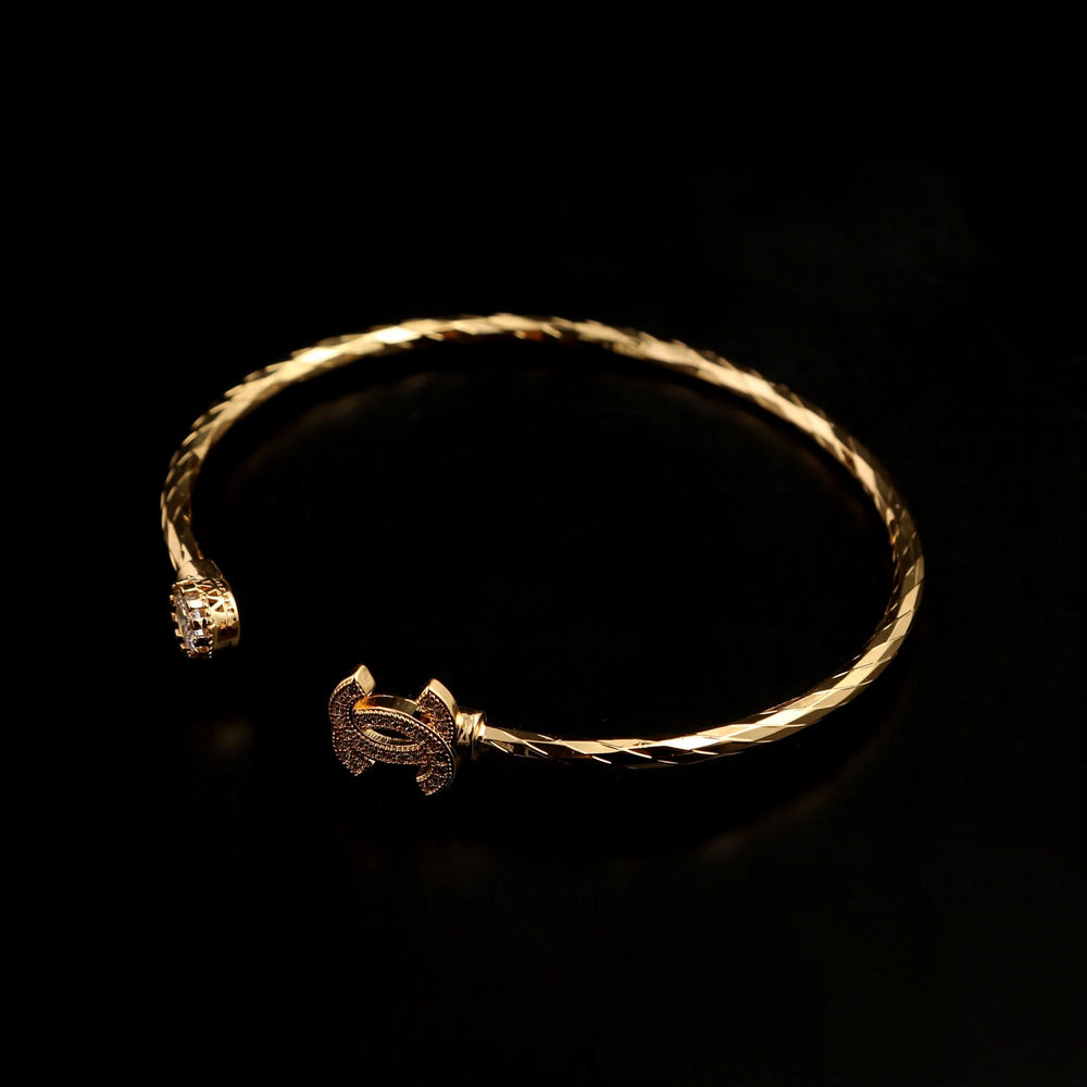 Women's Fancy Kara - Golden, Women Bangles & Bracelets, Chase Value, Chase Value