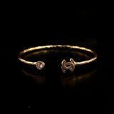 Women's Fancy Kara - Golden, Women Bangles & Bracelets, Chase Value, Chase Value