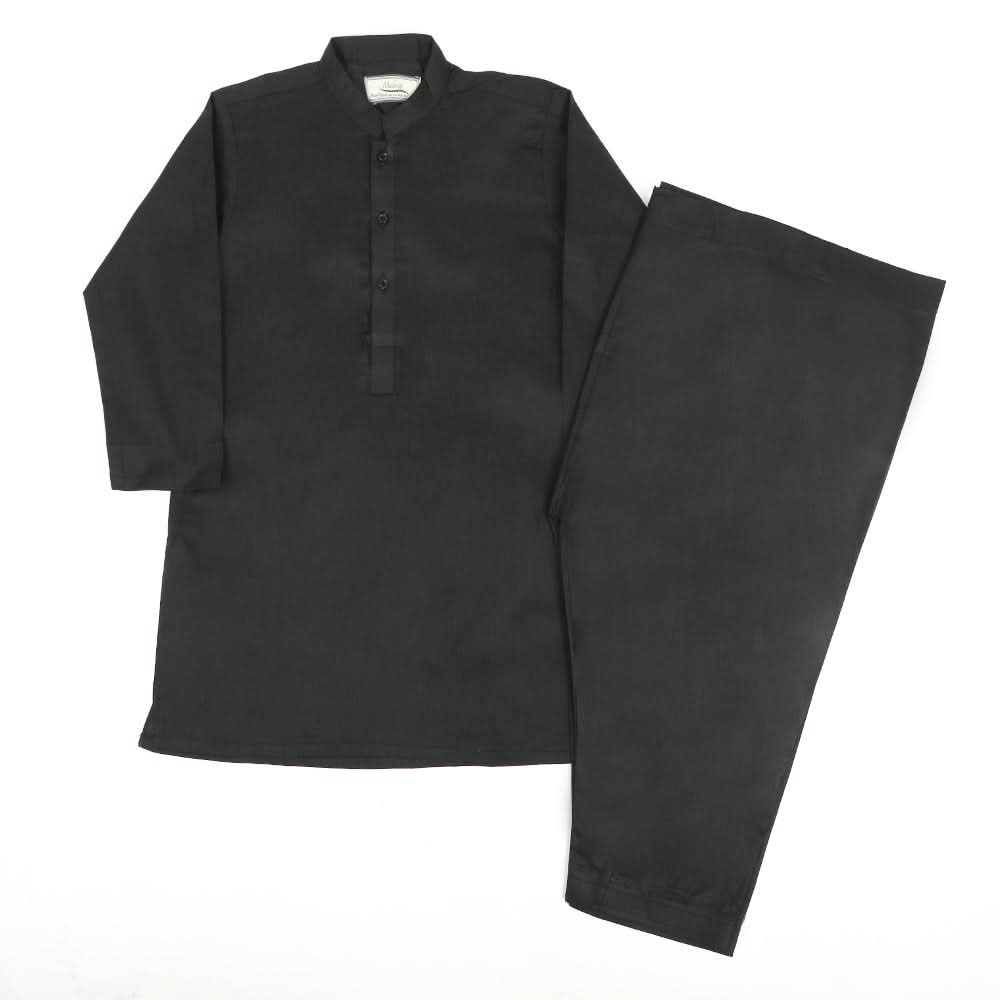 Boys Plain Shalwar Suit - Black, Boys Shalwar Kameez, Chase Value, Chase Value