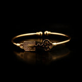 Women's Fancy Kara - Golden, Women Bangles & Bracelets, Chase Value, Chase Value