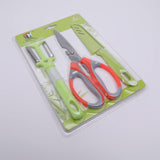 Kitchen Cutting Tool Set pack Of 3, Knives & Cutting Board, Chase Value, Chase Value