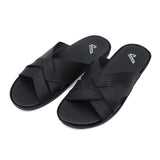 Valuable Men's Slipper - Black, Men's Slippers, Chase Value, Chase Value