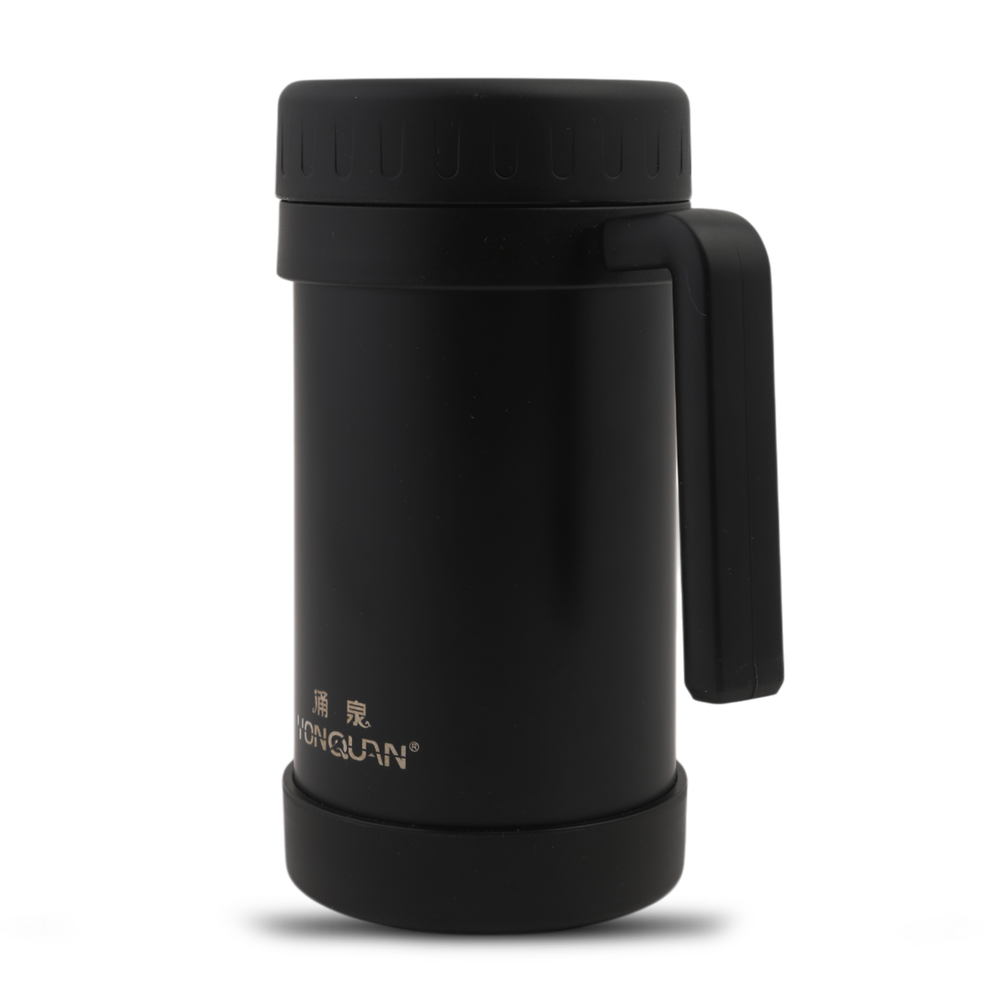 Stainless Steel Traveling Mug 600 Ml - Black, Thermos & Mug, Chase Value, Chase Value