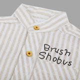 Newborn Boy Casual Half Sleeves Shirt - Stripe Blue, Newborn Boys Shirts & T-Shirts, Chase Value, Chase Value