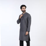 Men's Slim Fit Kurta - Grey, Men's Kurtas, Chase Value, Chase Value
