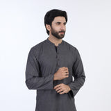 Men's Slim Fit Kurta - Grey, Men's Kurtas, Chase Value, Chase Value