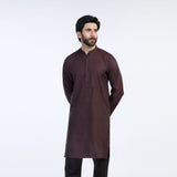 Men's Slim Fit Kurta - Maroon, Men's Kurtas, Chase Value, Chase Value