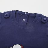 Eminent Newborn Boys Half Sleeves Romper - Navy Blue, Newborn Boys Rompers, Eminent, Chase Value