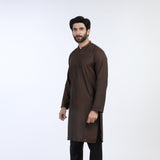 Men's Slim Fit Kurta - Brown, Men's Kurtas, Chase Value, Chase Value