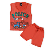 Newborn Boys Sando Suits - Orange, Newborn Boys Sets & Suits, Chase Value, Chase Value