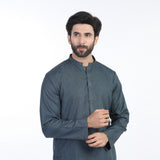 Men's Slim Fit Plain Kurta - Teal, Men's Kurtas, Chase Value, Chase Value