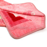 Royal Crown Embossed Baby Blanket - Pink, Kids Blanket, Chase Value, Chase Value
