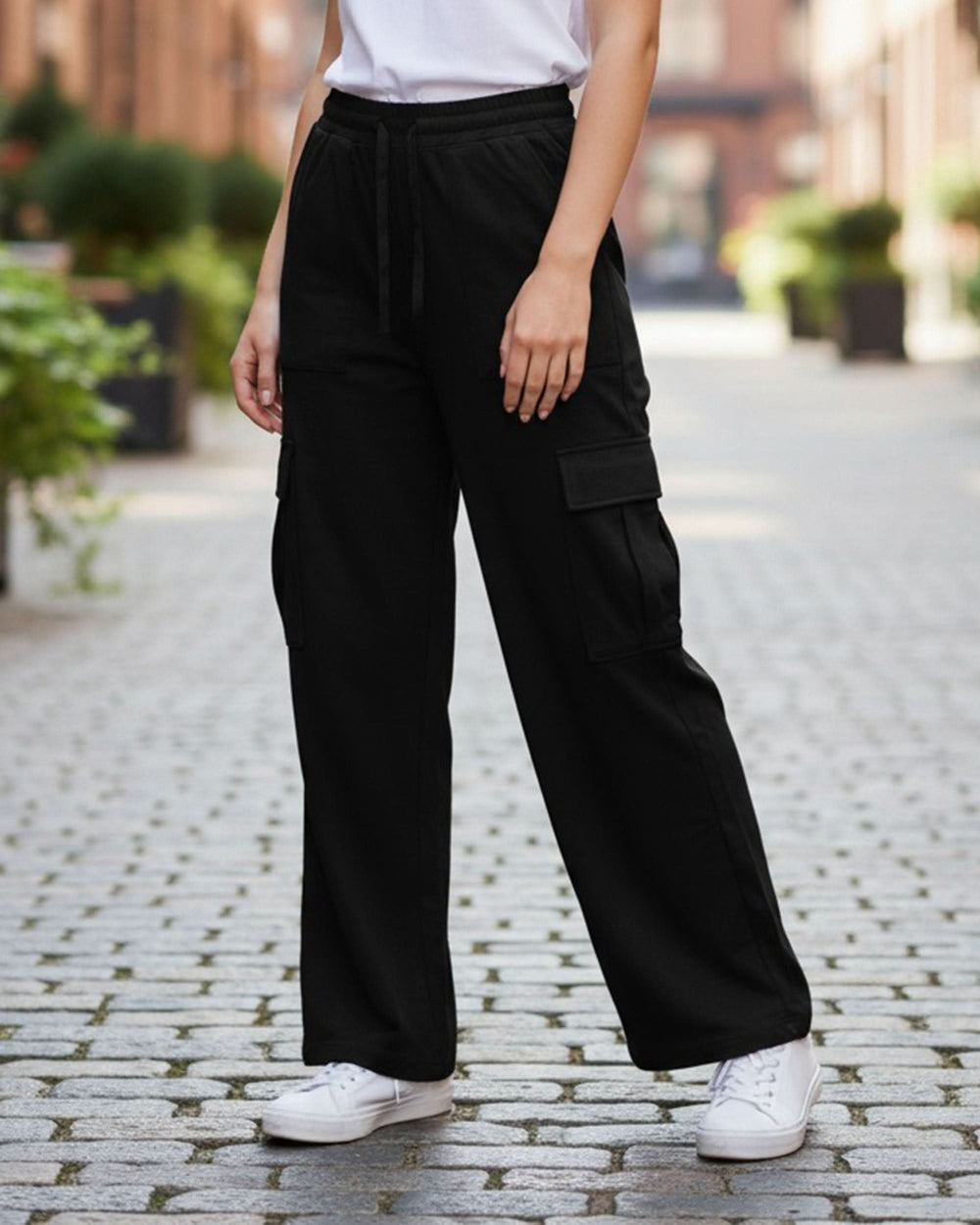 Valuable Women's Cargo Trouser - Black, Women Pants & Tights, Chase Value, Chase Value