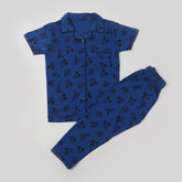 Girls Half Sleeves Night Suit - Blue, Girls Night Suit, Chase Value, Chase Value