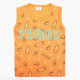 Boys Sando T-Shirt - Orange, Boys Sando, Chase Value, Chase Value